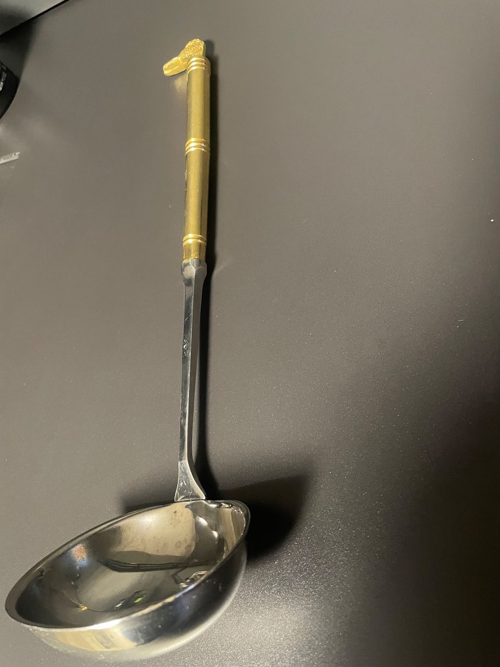 Cucchiai: Antike Schöpfkelle - Ente - Messing/Bronze - Coricama Inox – Usato da Minusio venduto da Pink222 9