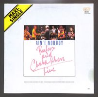 Rufus & Chaka Khan – Ain't Nobody MAXI LP in gutem Zustand