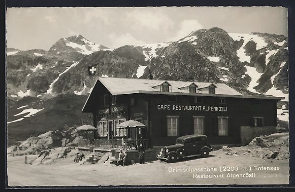 Cartoline postali: Grimselpass, Grimselpasshöhe, Totensee, – Usato da Berlin venduto da bartko-reher