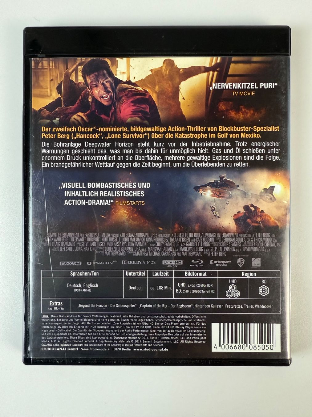 Alle DVDs: 4K UltraHD Blu-Ray Deepwater Horizon – Gebraucht aus Gasel von Alter_Ego 1
