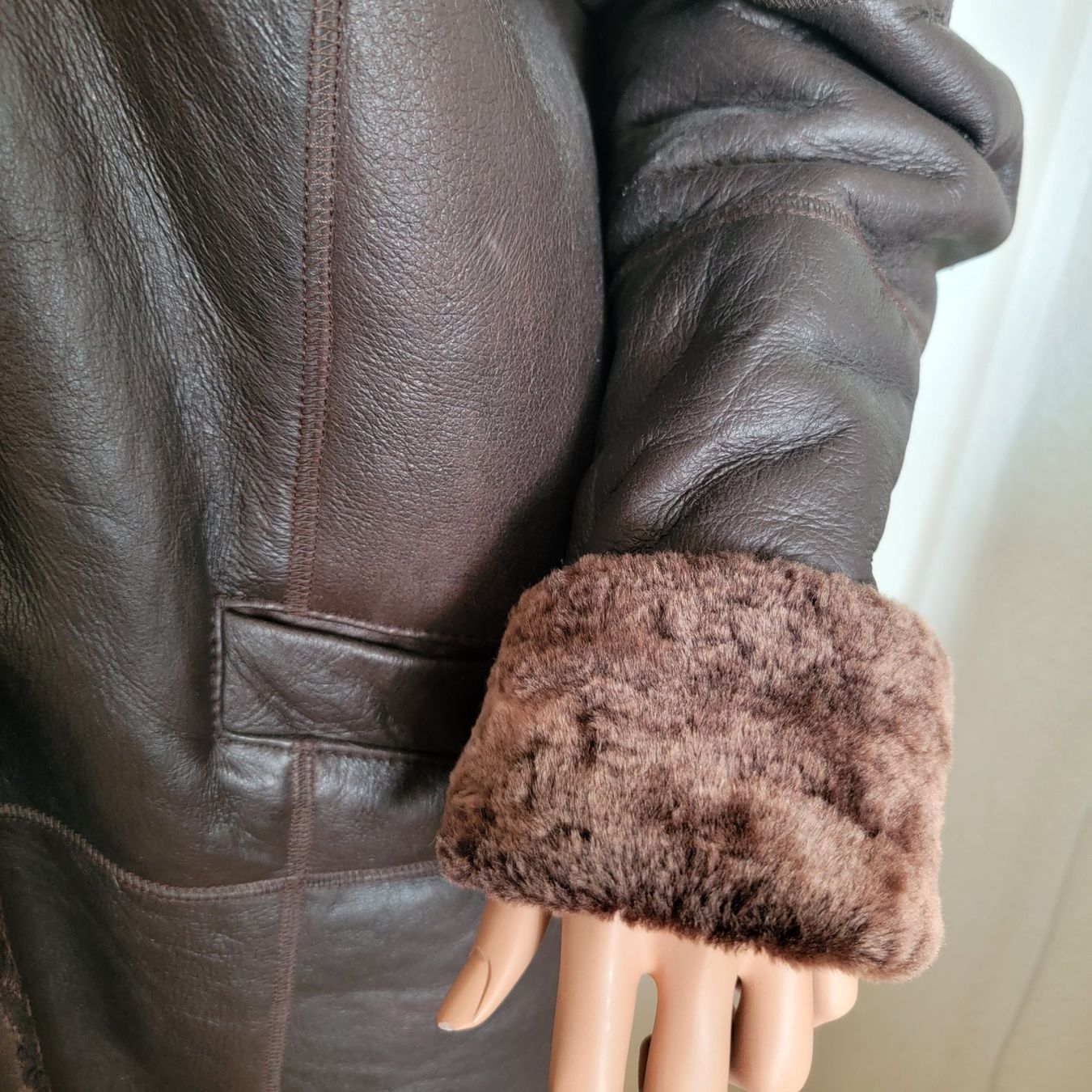 Cappotti: Designer Walbusch echtes Lammfell Mantel Gr. 22/44 – Usato da Zuzwil SG venduto da Cali67 5