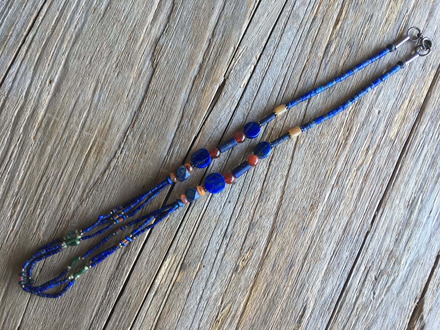 Ketten: LAPISLAZULI  HALSKETTE  LÄNGE 53cm – Neu und originalverpackt aus Aesch ZH von LiquidAktion 4