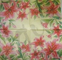 Serviette lilien (b18) 2Stk.