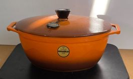 Emalco Gusseisen Bräter Oval – Made in Switzerland – Vintage