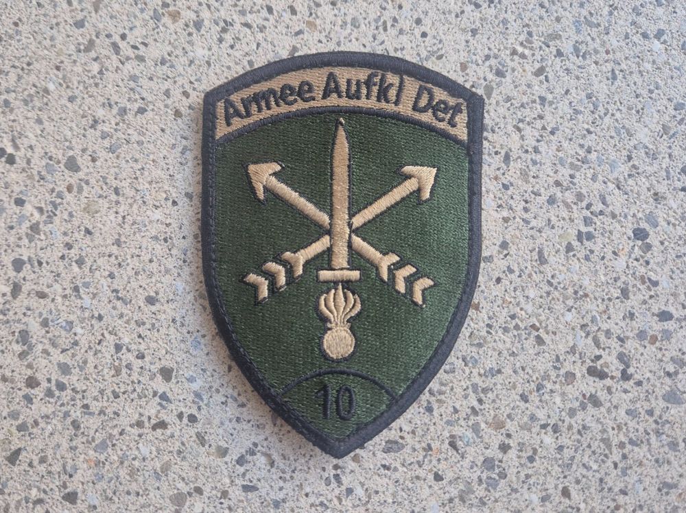 Original Armee Aufklärungs Det AAD10 Badge mit klett *** (Gebraucht) in ...