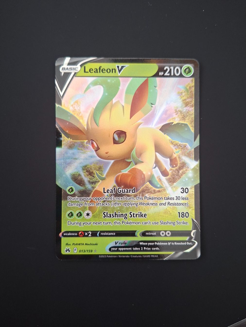 Pokémon Carte collezionabili: Leafeon V #013 Crown Zenith EN – Usato da Biasca venduto da Sara_Poke123
