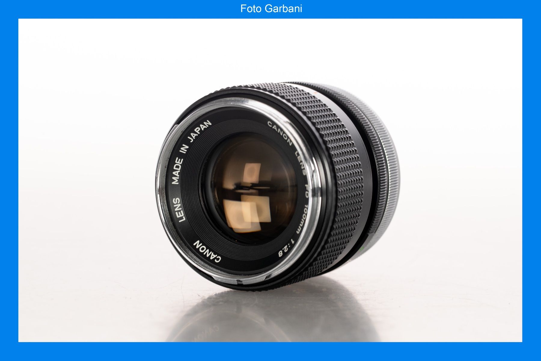 Canon Obiettivi: Canon Lens FD 100mm f2.8 – Usato da Muralto venduto da FotoGarbani 1