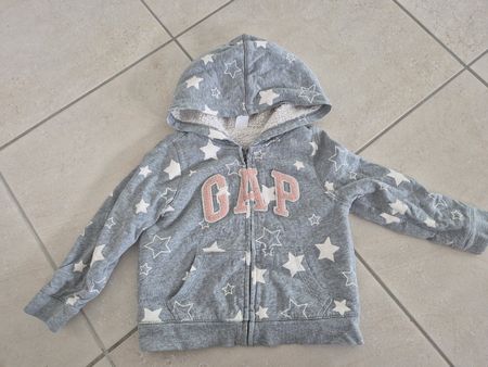 Baby GAP Kapuzenjacke grau Sterne Grösse 4 Jahre