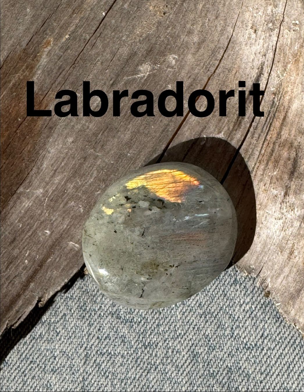 Minerali & Pietre curative: Labradorit rundum poliert   mit "FEUER"  schön!!   Stein – Nuovo e nell'imballaggio originale da Leuggern venduto da gemshow 3