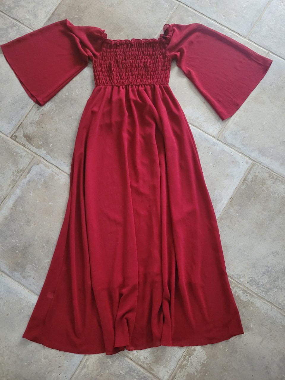 Shein Kleider: langes Kleid rot  Gr. M  Party / Fest – Gebraucht aus Maur von Edsch 1
