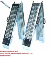 06059 - 2x Stahl Auffahrrampe 180cm 2x 200 kg klappbar