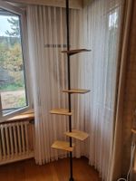 Teleskopregal Metall Holz Mid-Century 60er Original