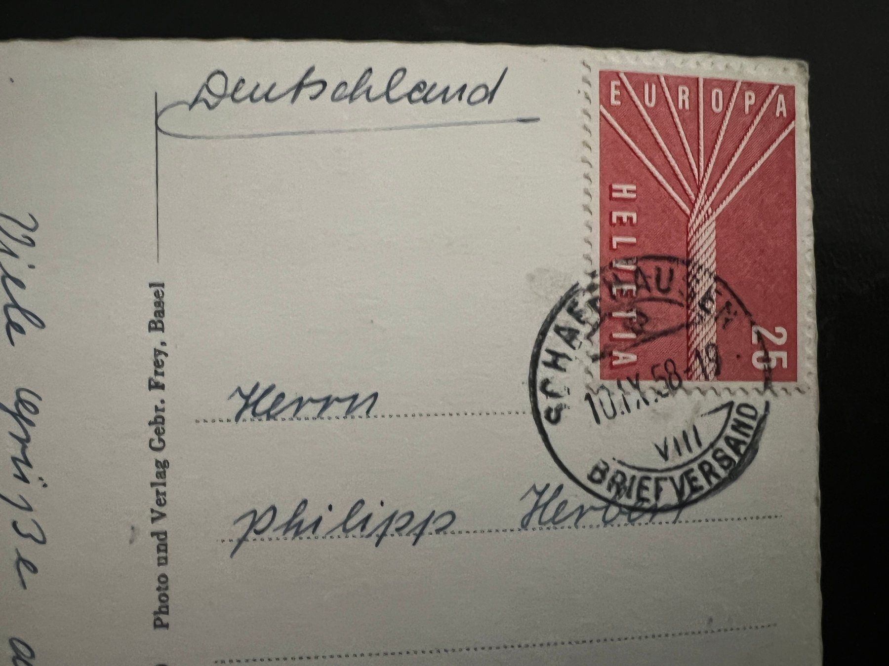Ansichtskarten: AK   1958 Basel div. Ansichten  (G3255) – Gebraucht aus Hinwil von Sidi4 1