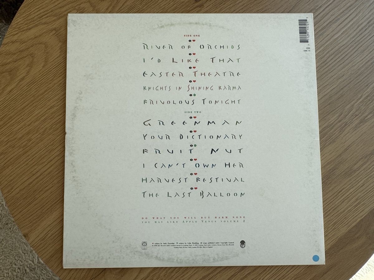 Dischi in vinile: 2 XTC vinyl LPs Apple Venus & Wasp Star – Usato da Lugano venduto da awestona 2