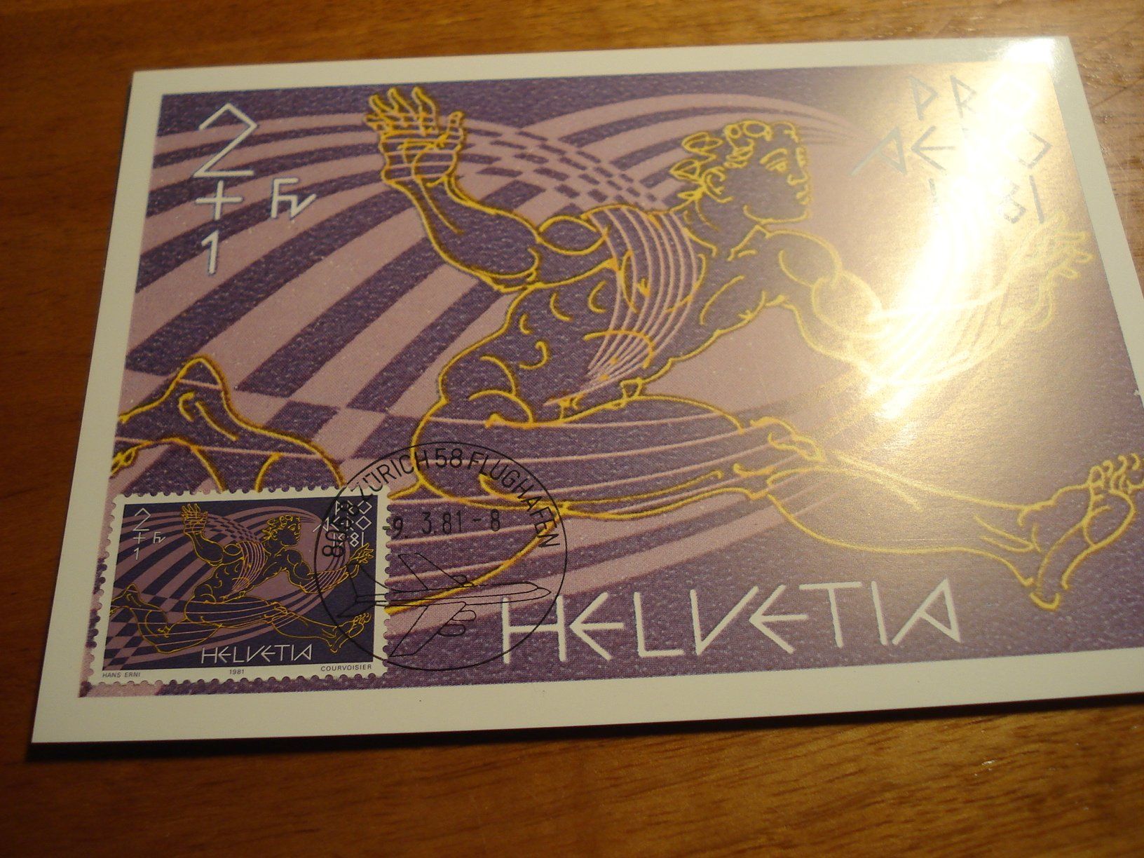 Tous les timbres: Maximumkarte 1981, Pro Aero – D'occasion à Niederwil AG par morostahu