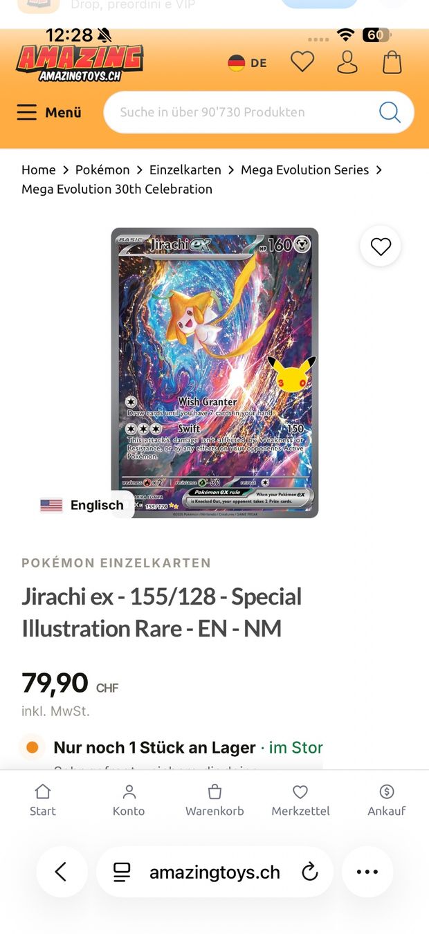 Pokémon Sammelbilder & Trading cards: Pokémon Jirachi ex – Neu (gemäss Beschreibung) aus Zürich von TheGaytz 2