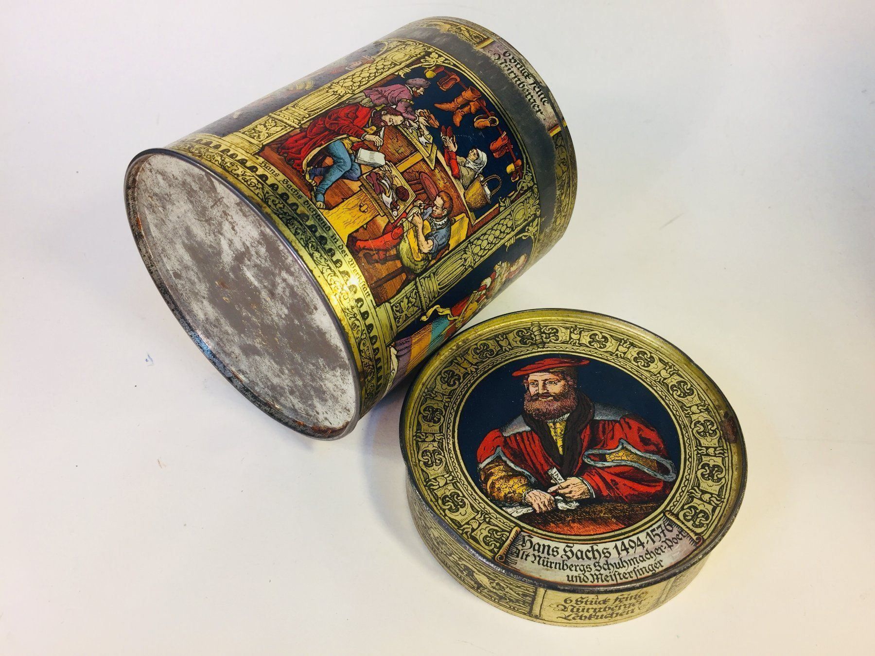 Barattoli: Vintage Blechdose – Usato da Schaffhausen venduto da vintageville 9
