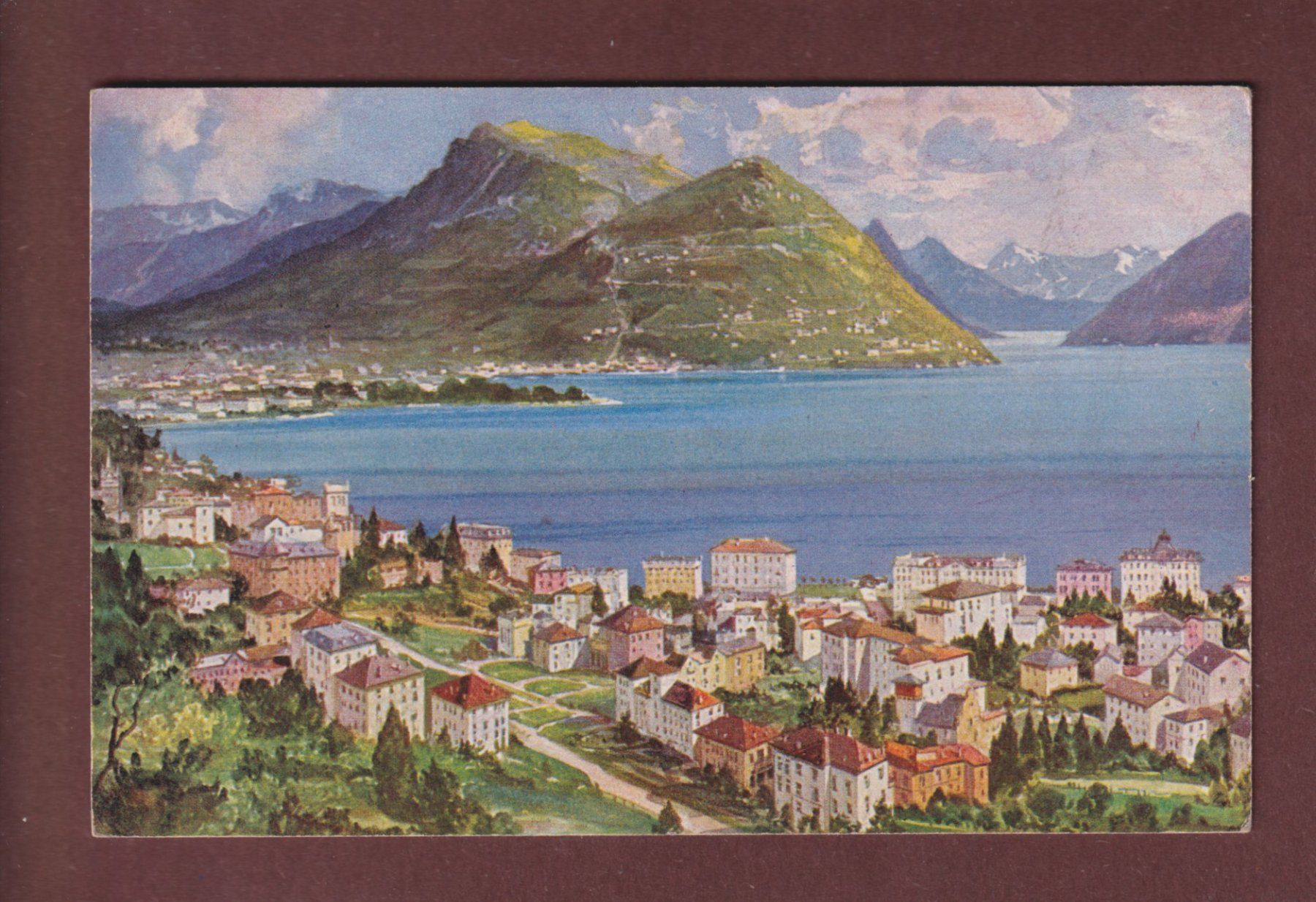 Ansichtskarten: LUGANO - Paradiso – Gebraucht aus Pully von nicecards-shop