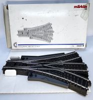 H0 Dreiweg-Weiche 188,3 mm 2 x 24,3° C-Gleis Märklin 24630