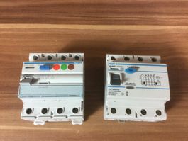 Gebrauchte Hager CDA 440C 40 A & CD 463C  63A FI-Schalter