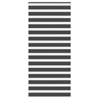 Store zèbre noir 100x200 cm largeur du tissu 95,9 cm polyest