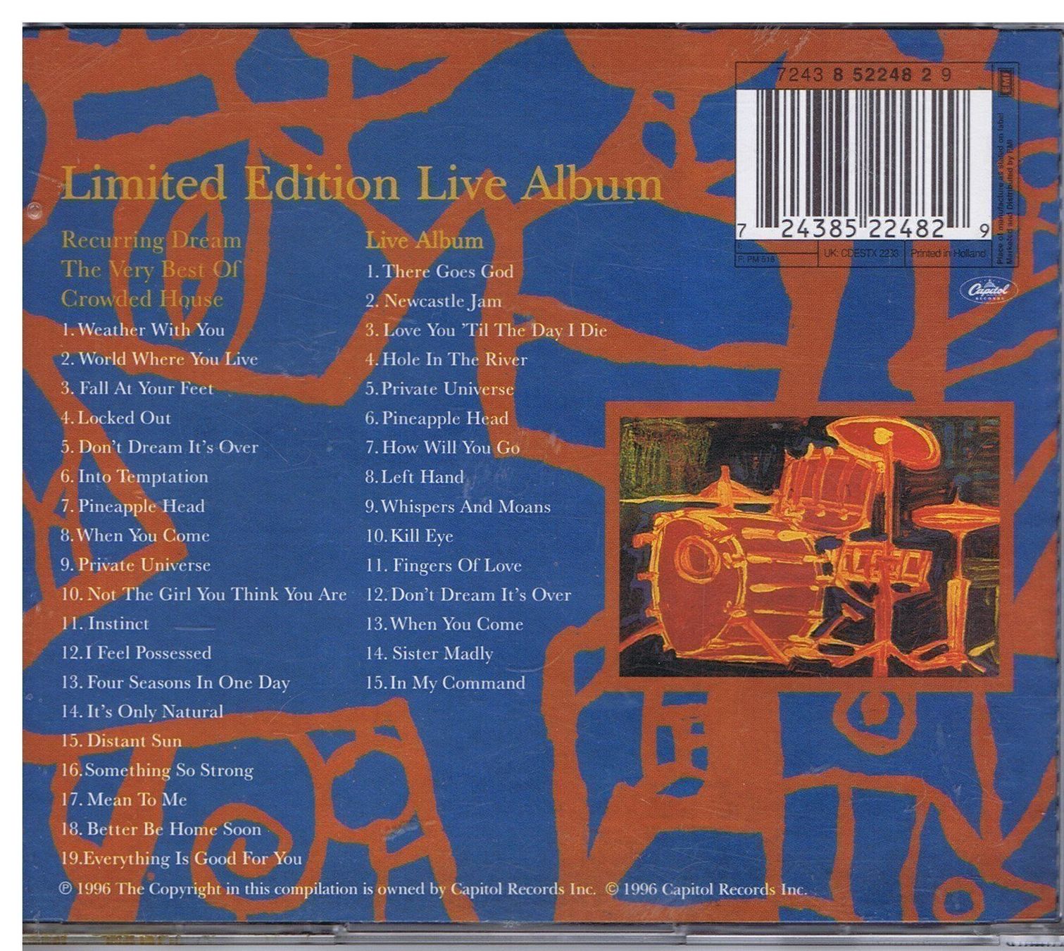 CD: Crowded House / Live (CD) – Usato da Unterengstringen venduto da Lastchance 1