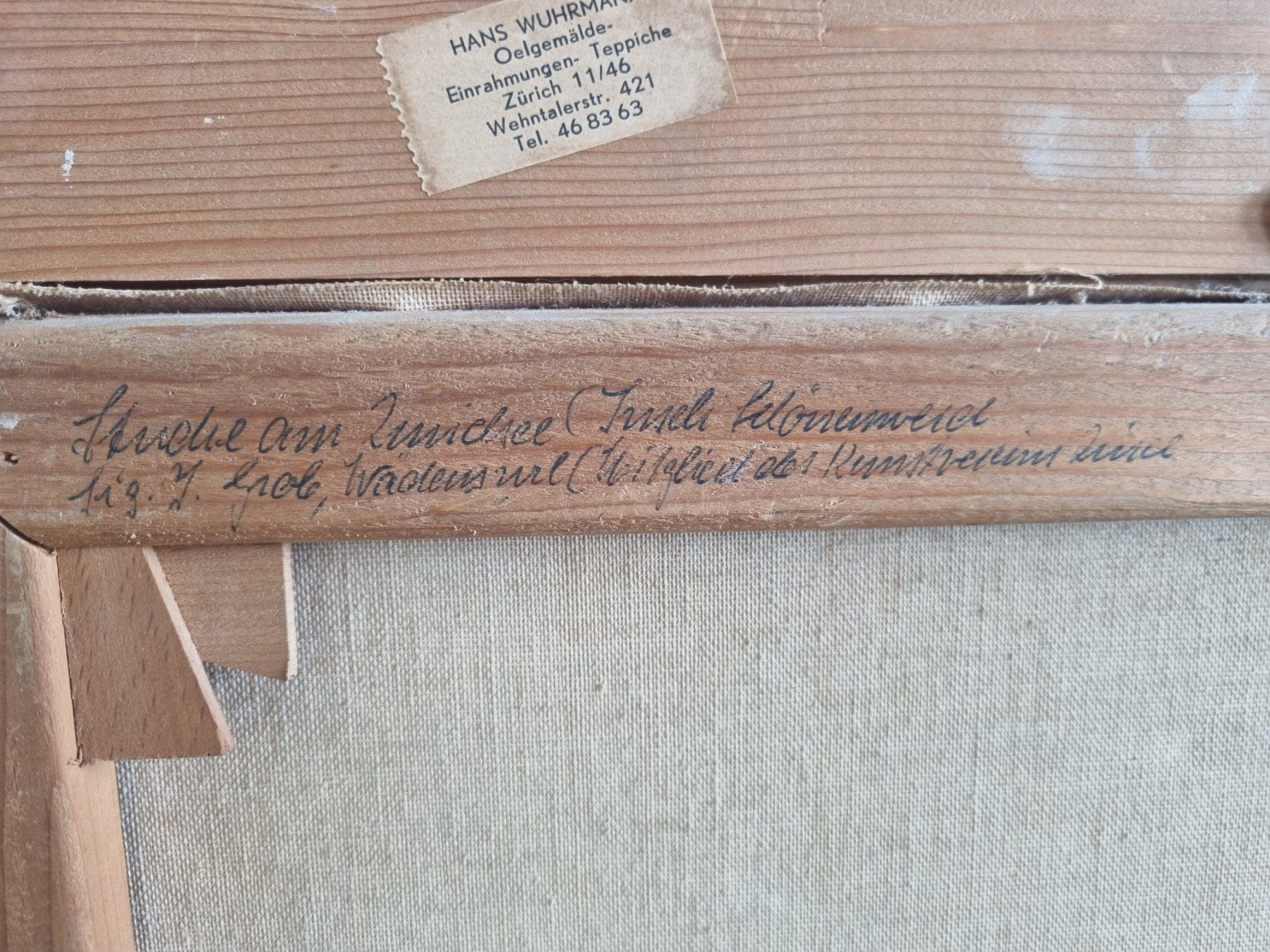 Dipinti: Landschafts-Ölgemälde J. Grob – Usato da Hinwil venduto da Moni60 2