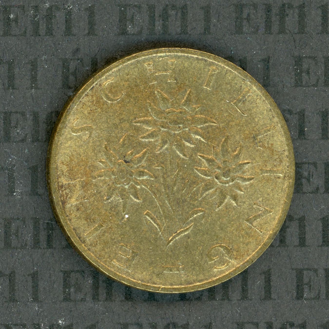 Tutti le monete: ATS___1.00 1991 -vz 1 Schilling – Usato da Widnau venduto da Elf11 1