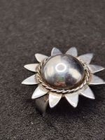 Vintage 925er Silber Ring Handarbeit Meisterpunze 80er Top