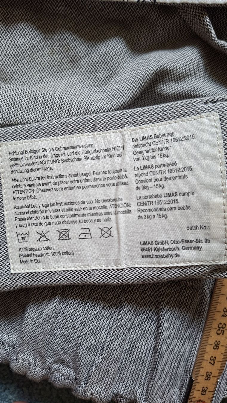 Limas Porte-bébés ventraux & dorsaux: LIMAS Half-Buckle Trage – D'occasion à Altnau par Steffi.G. 1