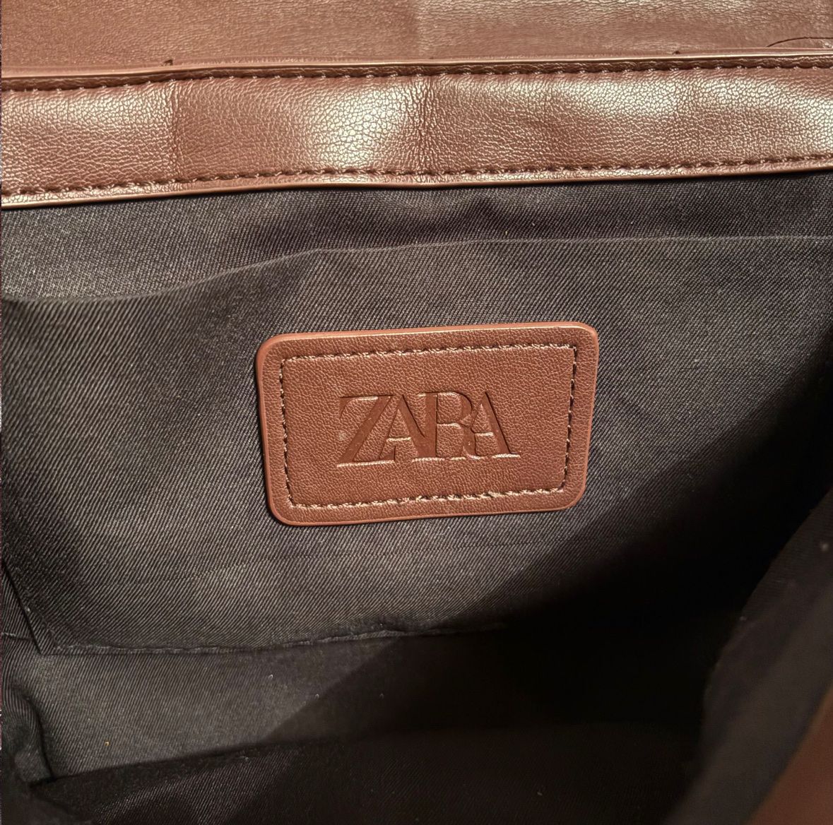 Zara Borse da donna: Sac brun doré Zara – Nuovo (secondo la descrizione) da Moudon venduto da TigerrrEye 3
