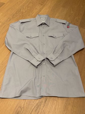 Schweizer Militärhemd langarm - Grösse 40/62 - fast wie neu