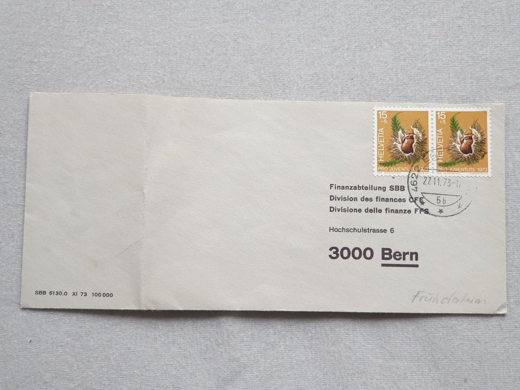 Tutti i francobolli: (120) Pro Juventute 1973 mit Frühstempel – Usato da Schwarzhäusern venduto da Inot3 8