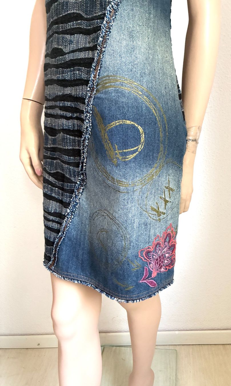 Desigual Vestiti: DESIGUAL Denim Kleid in Blau – Usato da Kloten venduto da Nephty 2