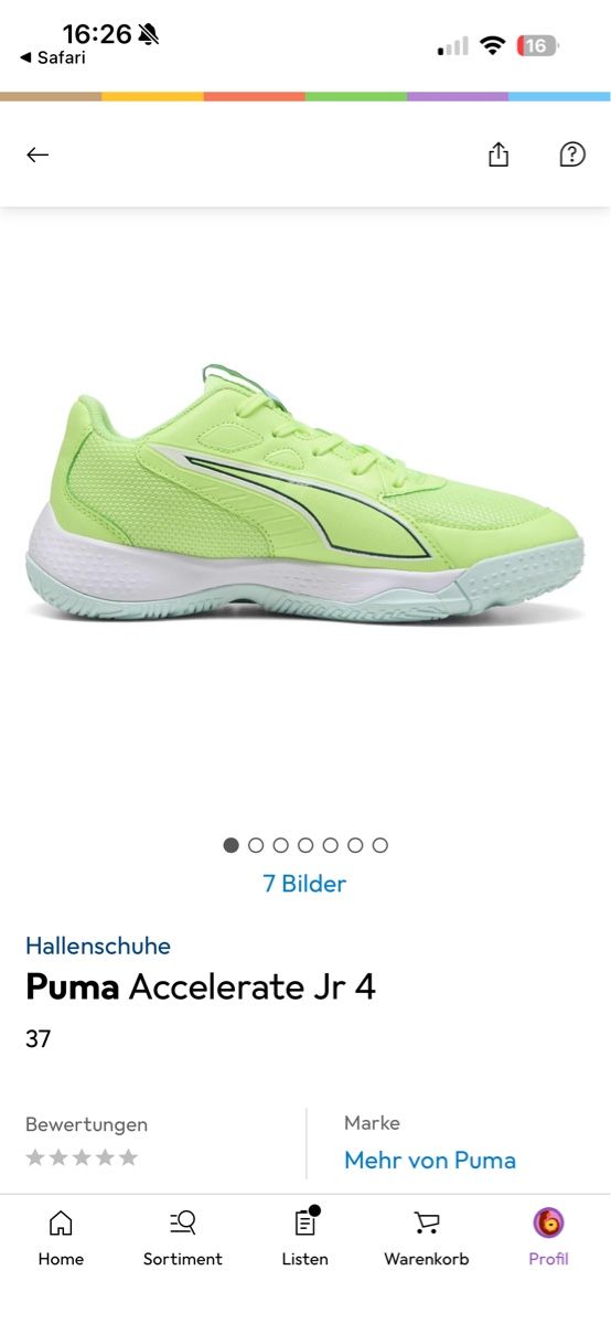Puma Schuhe für Jungen: Puma Accelerate Jr 4 – Gebraucht aus Kloten von Karolina7 1
