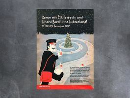 Plakat Clà Ferrovia, RhB, 2012
