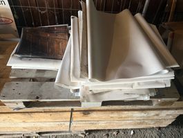 Verschiedene Blachen aus Kunststoff, Banner, Werbebanner