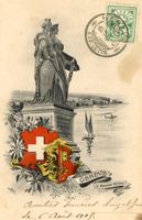 Genève  GE  -    Le Monument NATIONAL       en 1 9 0 5