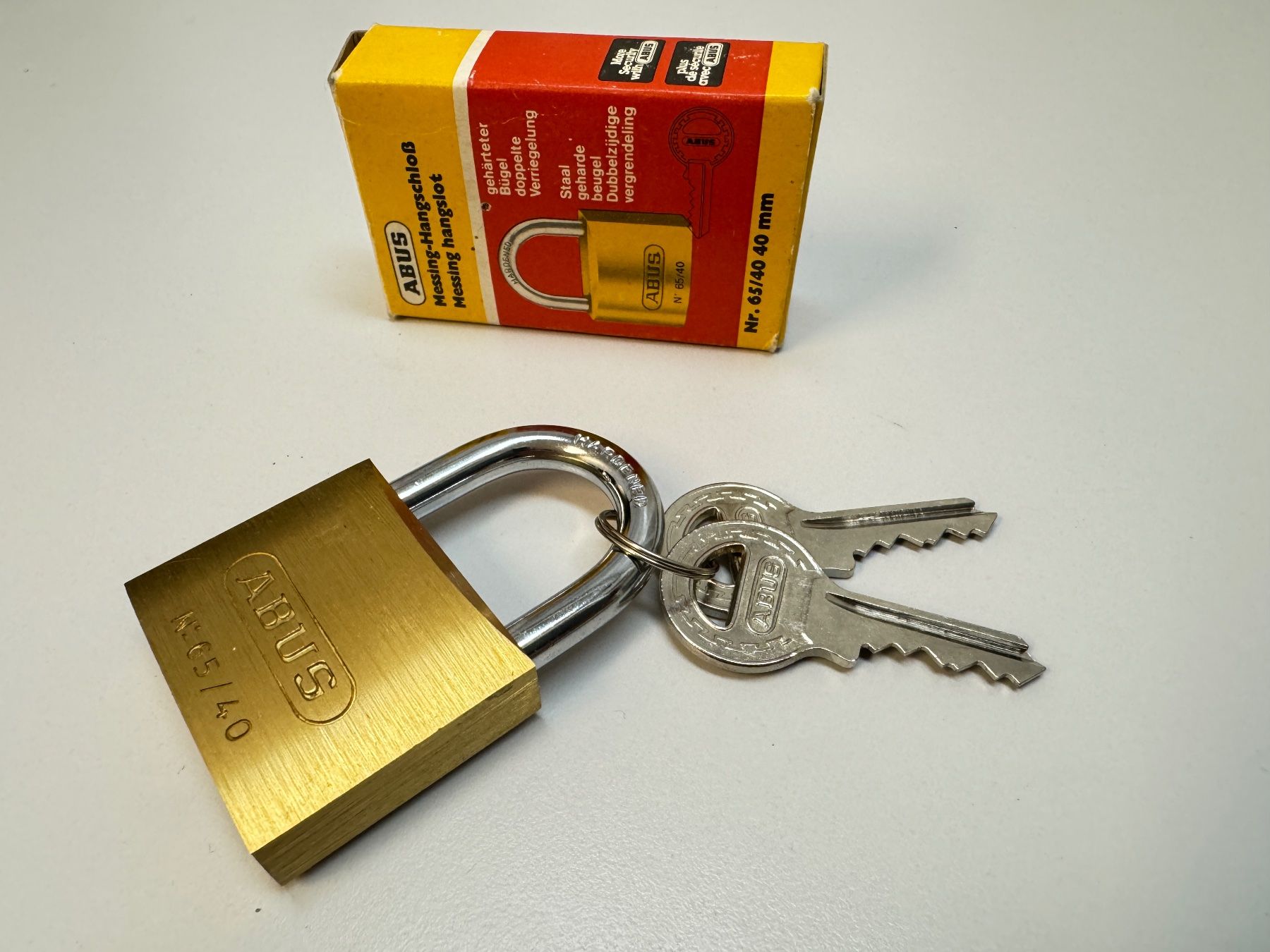 Abus Schlösser: ABUS Hängeschloss 65 – Neu und originalverpackt aus Humlikon von GX30 1