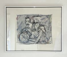 Original Farblithographie 1990 von Mario Comensoli 1922-1993