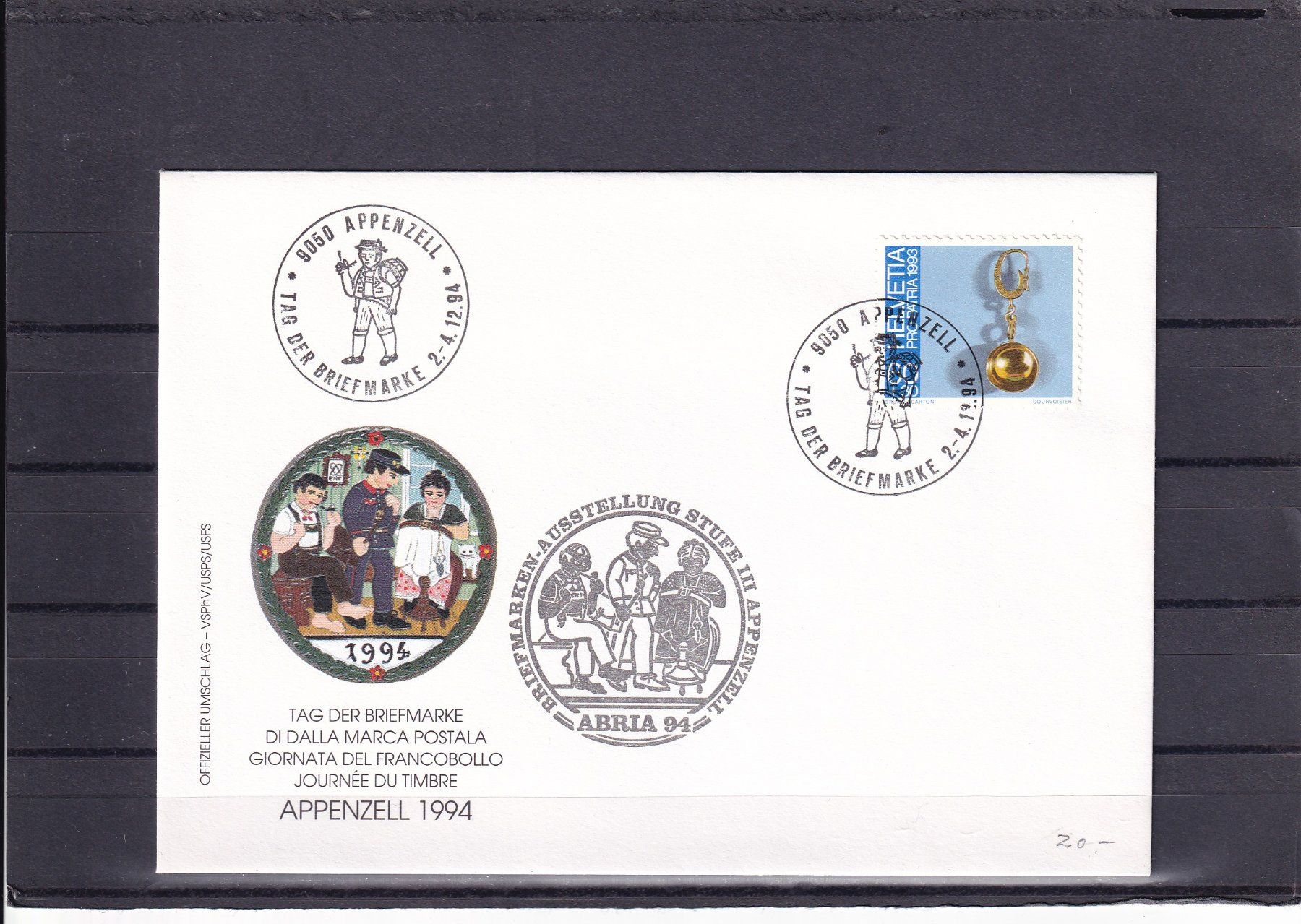 Alle Briefmarken: Tag der Briefmarke 1994 Appenzell 2.-4.12.1994 – Neu (gemäss Beschreibung) aus Birsfelden von chr_yq2g