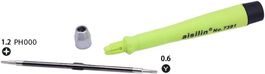 Tournevis avec 2 tetes 1.2 mm PH000 0.6 mm Y tri-wing