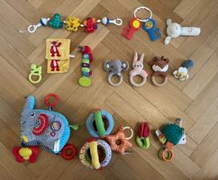 Grosses Babyspielzeug-Paket: Greiflinge, Rasseln & mehr!