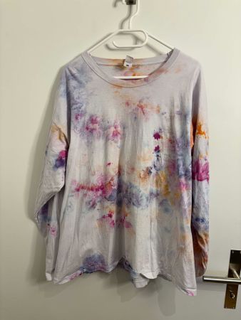 Tie-Dye Shirt, Langarm, Gr. 3XL