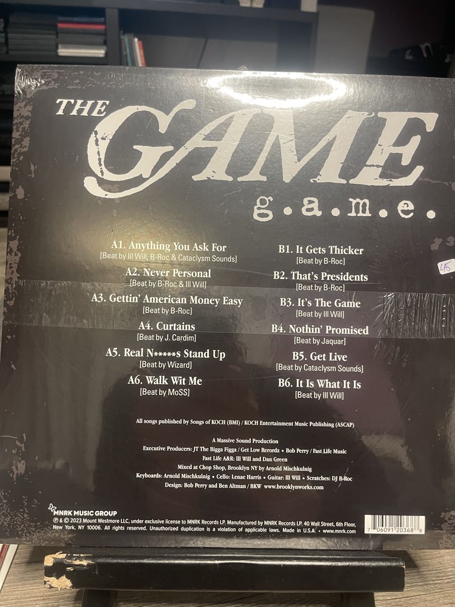 Schallplatten: The Game / Game Limited White – Neu und originalverpackt aus Dagmersellen von stonefinger 1