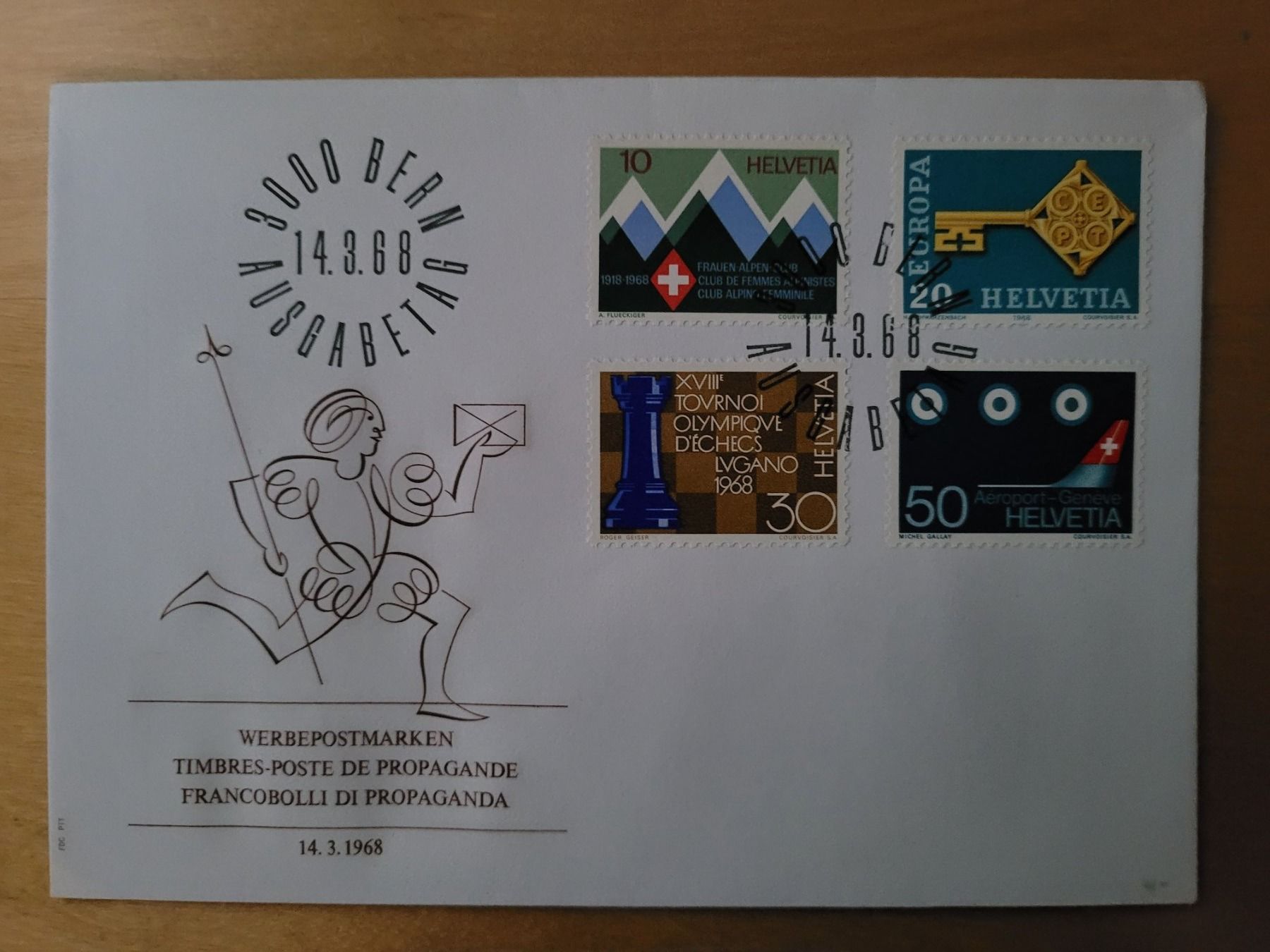 Alle Briefmarken: WERBEPOSTMARKEN / TIMBRES-POSTE DE PROPAGANDE - 1968 – Gebraucht aus Neftenbach von Mador6