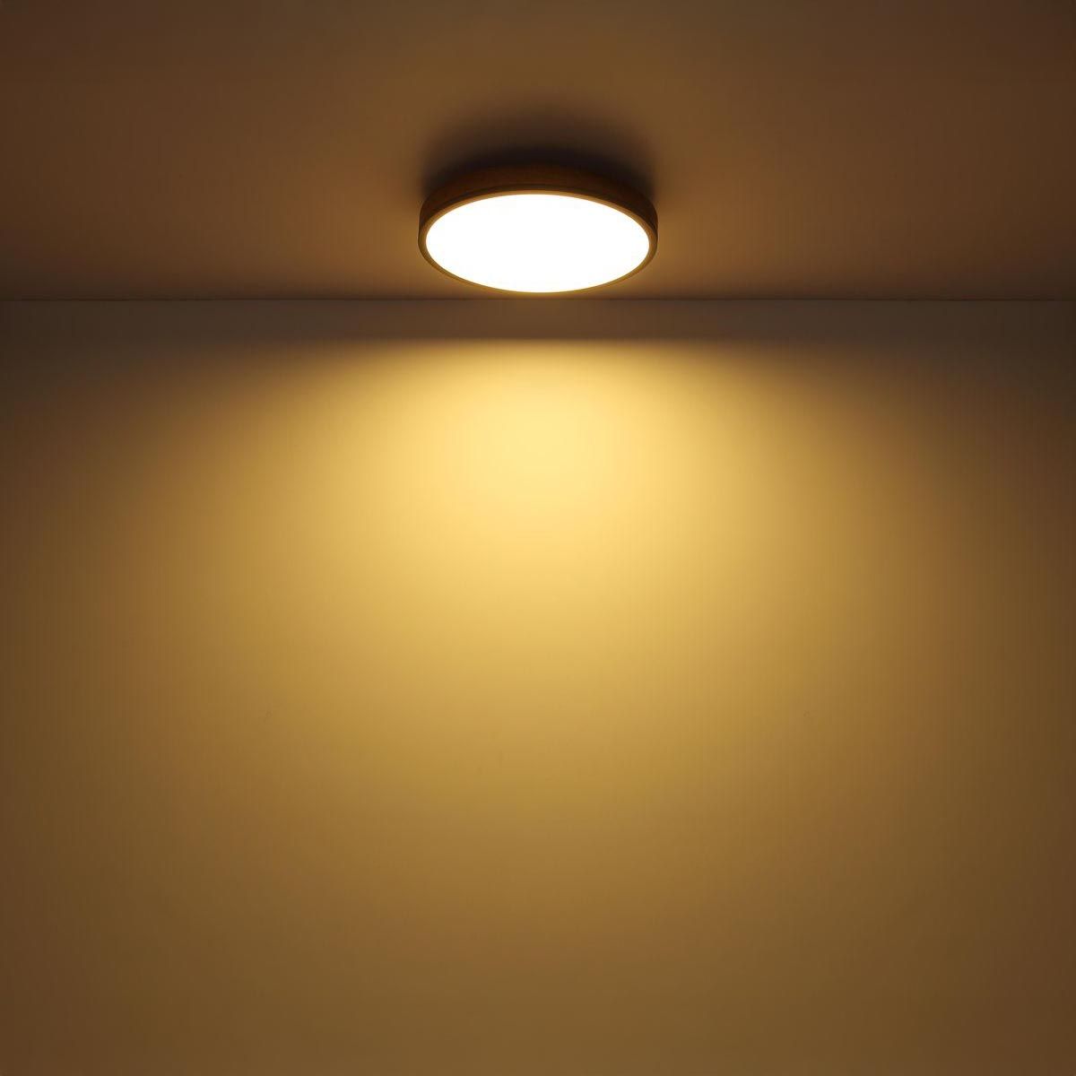 Kronleuchter & Deckenlampen: LED Deckenleuchte, Holzoptik, 45 cm Ø – Neu (gemäss Beschreibung) aus Kreuzlingen von Smart-Light 5