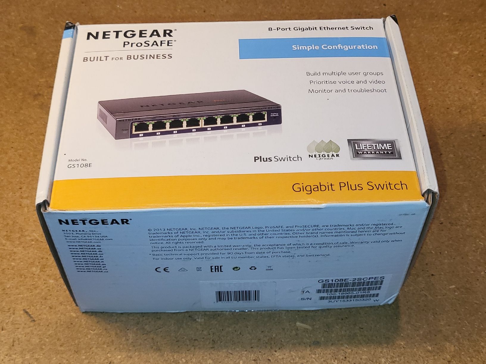 Netgear Hubs & Switches: Netgear GS108E  – Gebraucht aus Uster von Joerg53 2