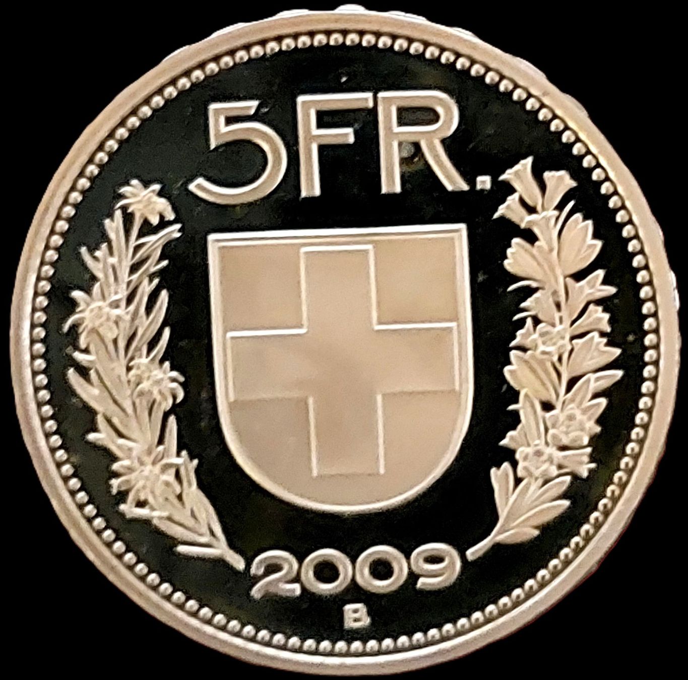 Tutti le monete: 5 Franken 2009 stgl. / aus Münzsatz – Nuovo (secondo la descrizione) da Arch venduto da coinsandmore