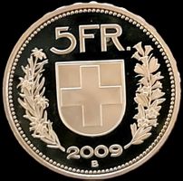 5 Franken 2009 stgl. / aus Münzsatz